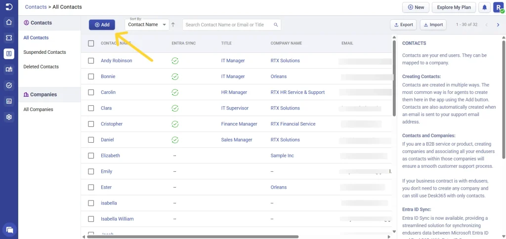 adding-new-contact-in-desk365