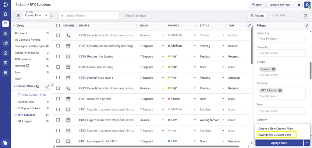 apply-filters-in-existing-custom-view-and-save-desk365