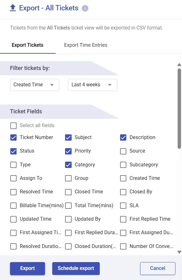 choosing-ticket-fields-to-export-desk365
