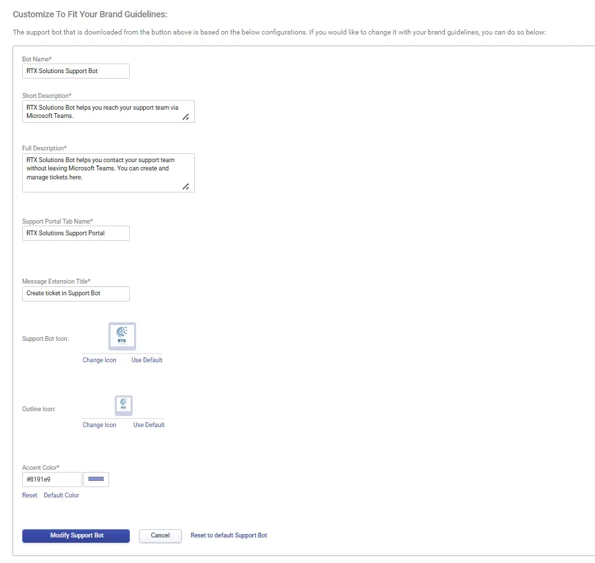 customizing-desk365-microsoft-teams-support-bot