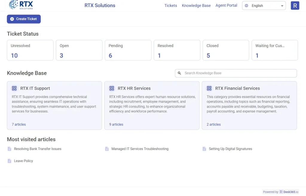 desk365-support-portal
