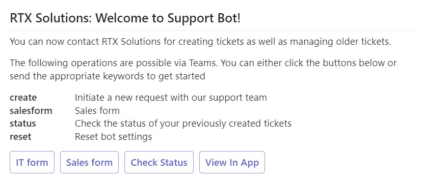 Change the language in the Desk365 Teams Support Bot