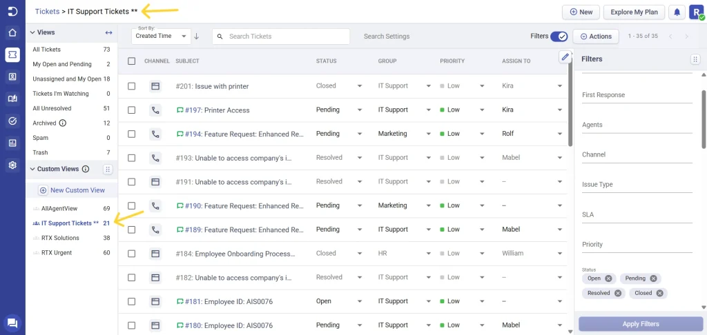 it-support-tickets-custom-view