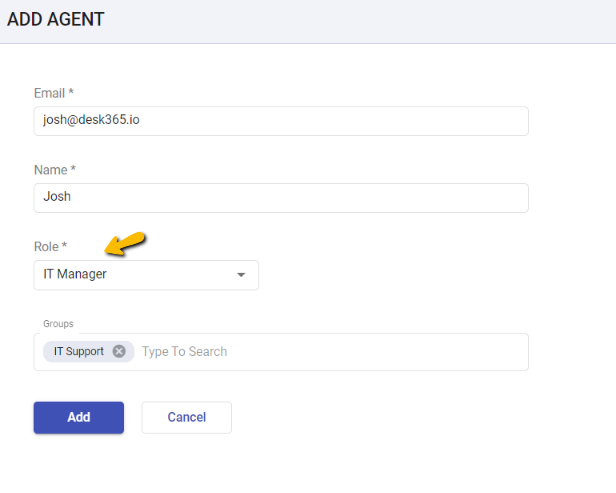 mapping it manager custom role with the right group