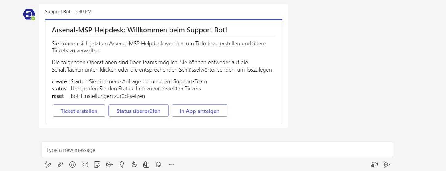 How to change the language in the Desk365 Teams Support Bot | Desk365