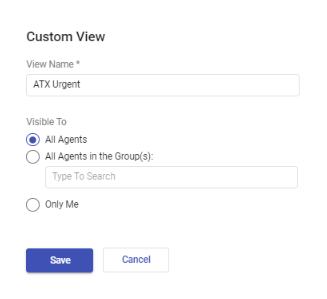 custom view creation choices in Desk365