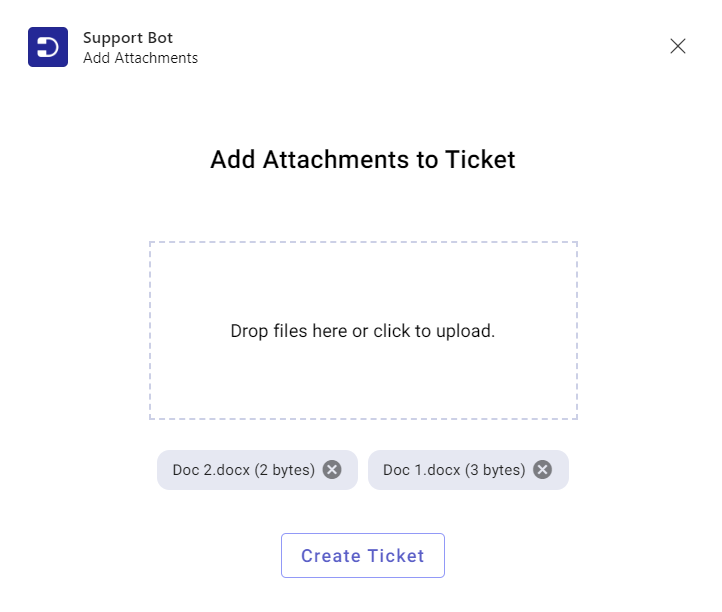 add multiple attachments to tickets
