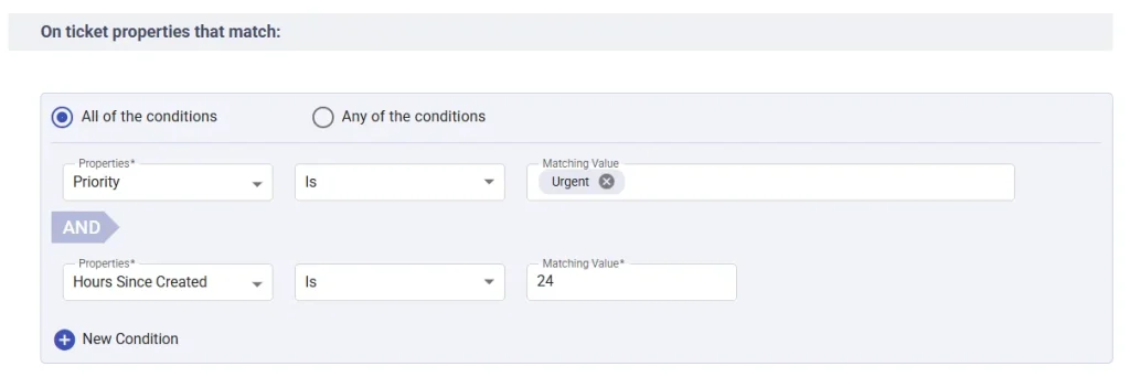 defining-condition-for-automation-rule-desk365