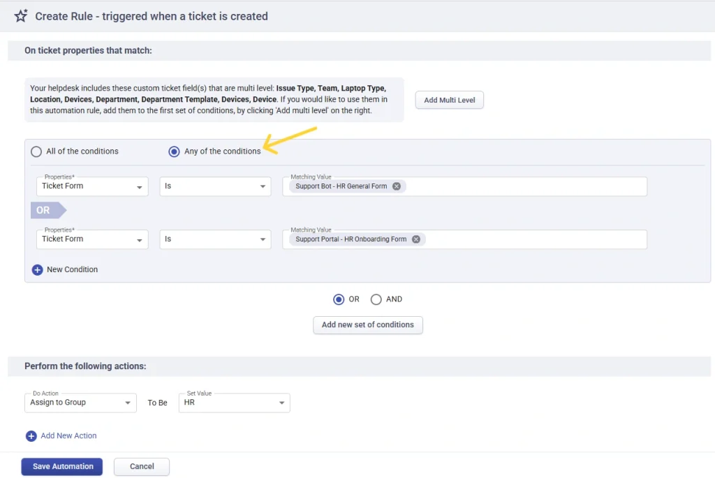 desk365-automation-rule-example-assign-ticket-to-the-right-group