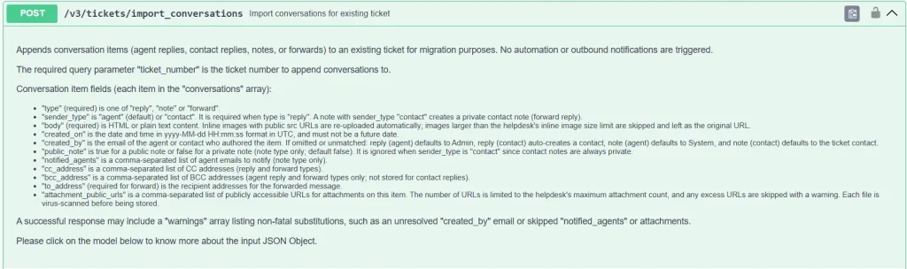 Import conversations for existing tickets in Desk365