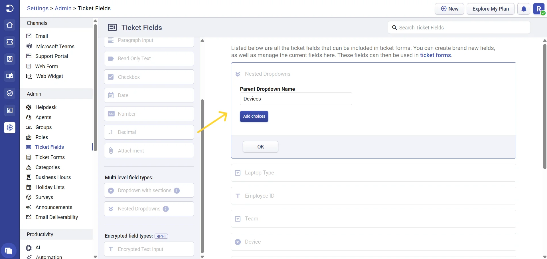 adding-nested-dropdown-field-desk365