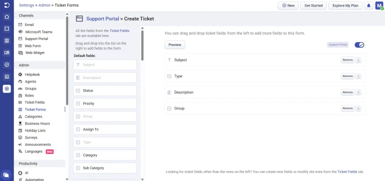 adding-ticket-fields-to-the-form-desk365-helpdesk