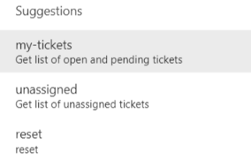 commands in Desk365