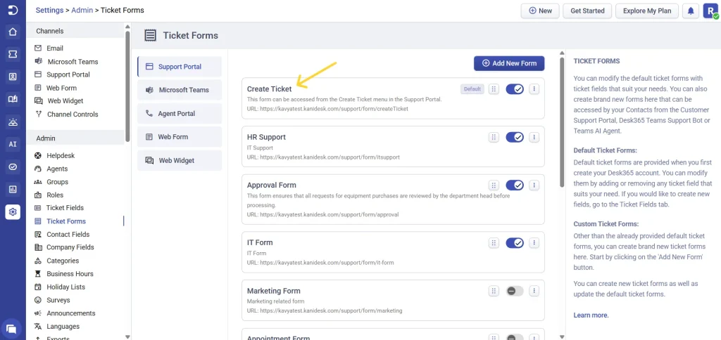 create-ticket-form-in-support-portal-desk365