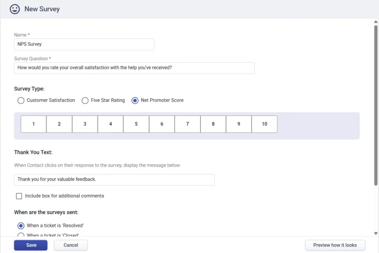 creating-nps-survey-desk365-helpdesk