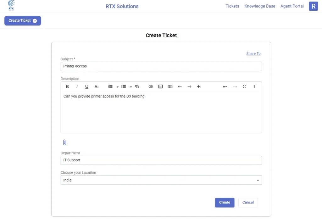 creating-ticket-in-support-portal-desk365