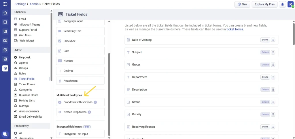 desk365-dropdown-with-ticket-field