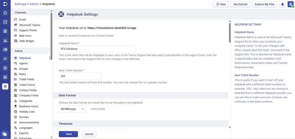 desk365-helpdesk-settings