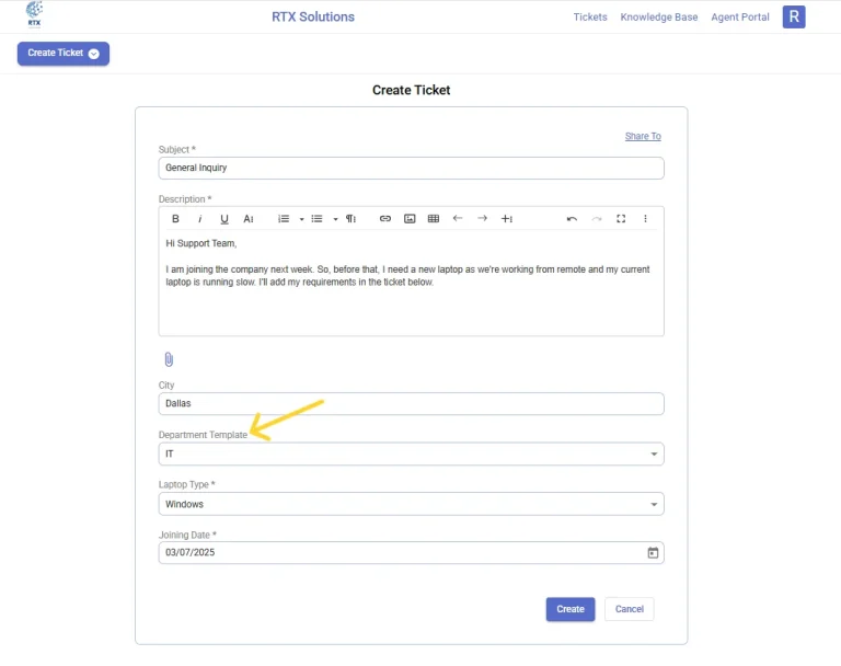 dropdown-with-section-field-shown-in-ticket-form