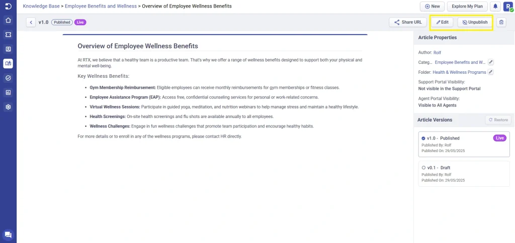 edit-unpublish-knowledge-base-article-desk365