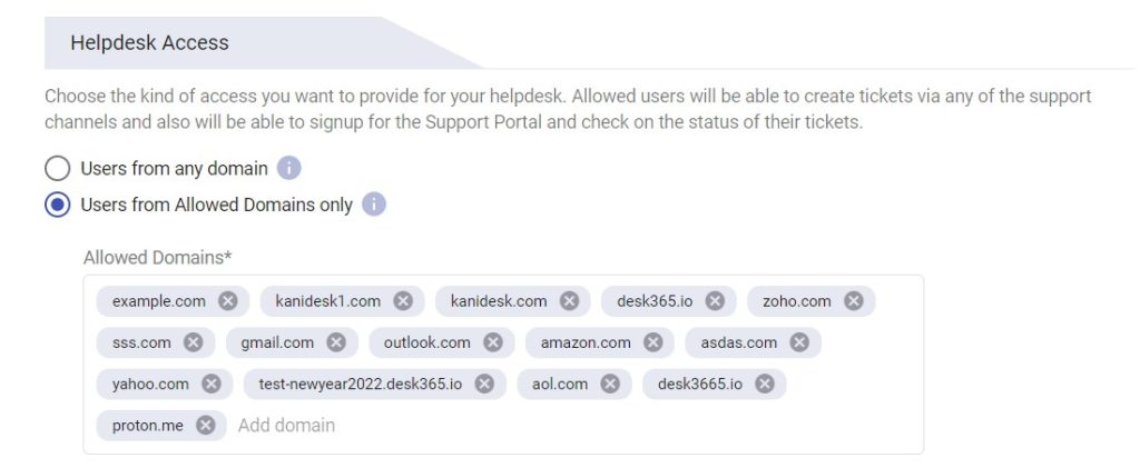 helpdesk access