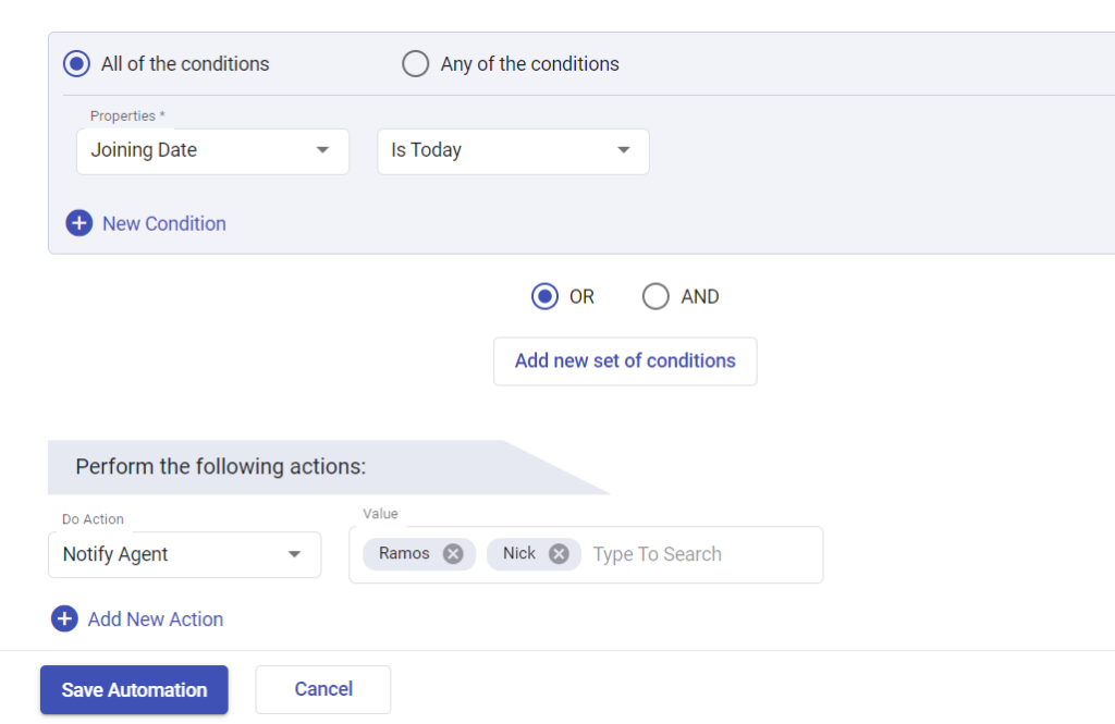 automation rules based on date fields