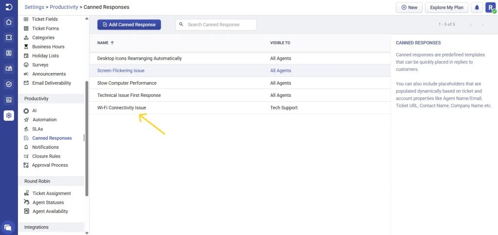new-canned-response-created-desk365-helpdesk