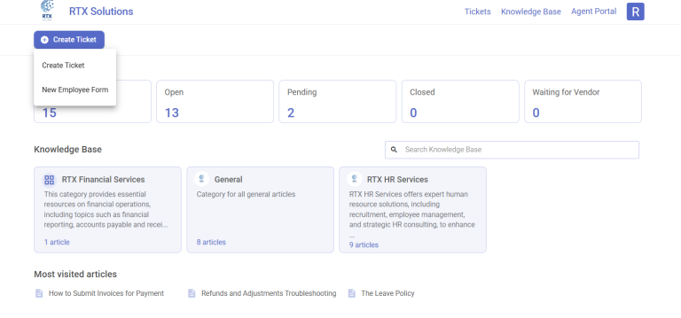 new-ticket-form-in-desk365-support-portal