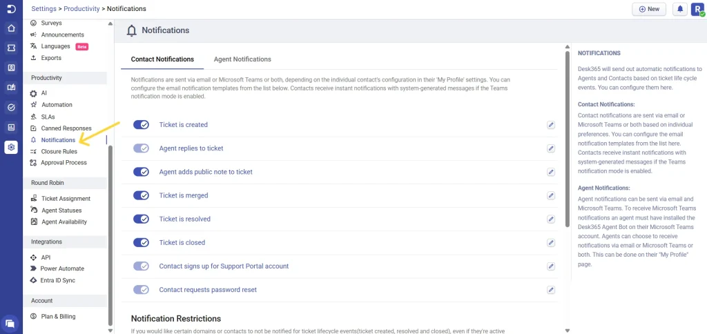 notifications-in-desk365-helpdesk