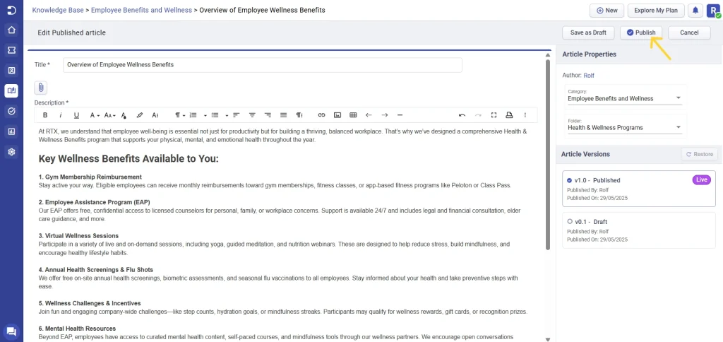 publishing-article-after-making-changes