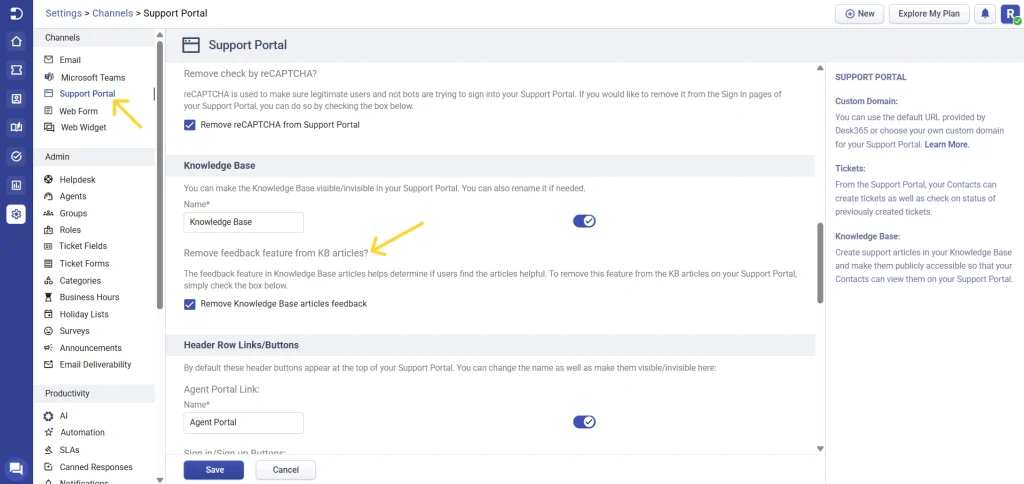 remove-knowledge-base-feedback-feature
