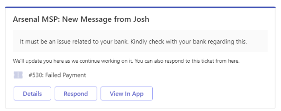reply notification