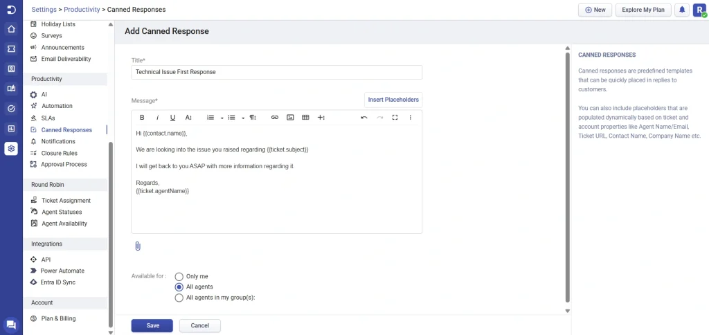 sample-canned-response