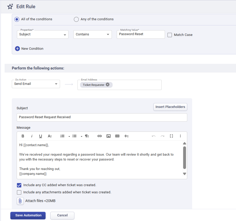 send-email-automation-rule
