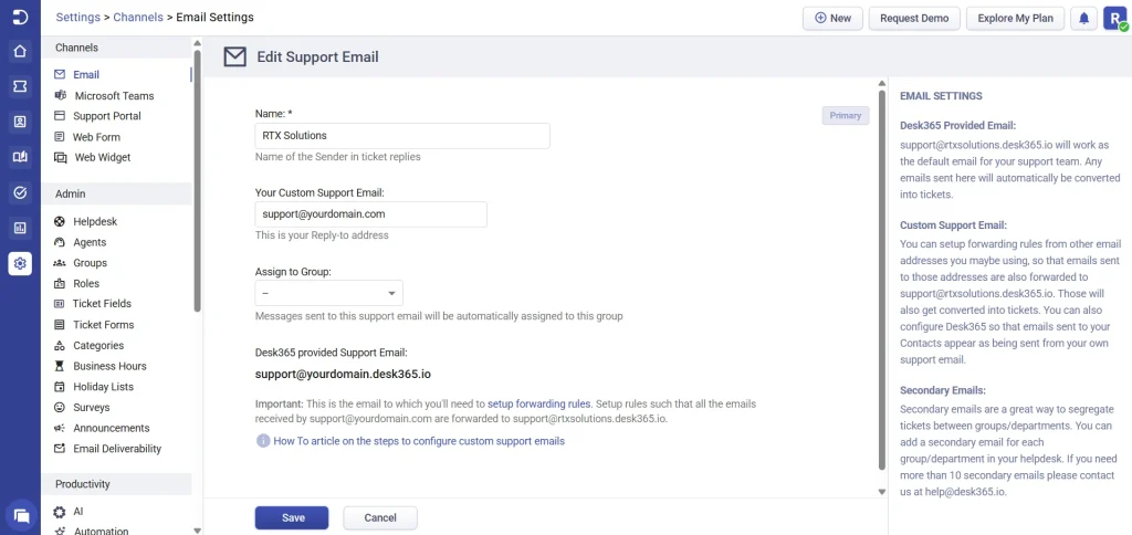 setting-up-forwarding-email-address-desk365