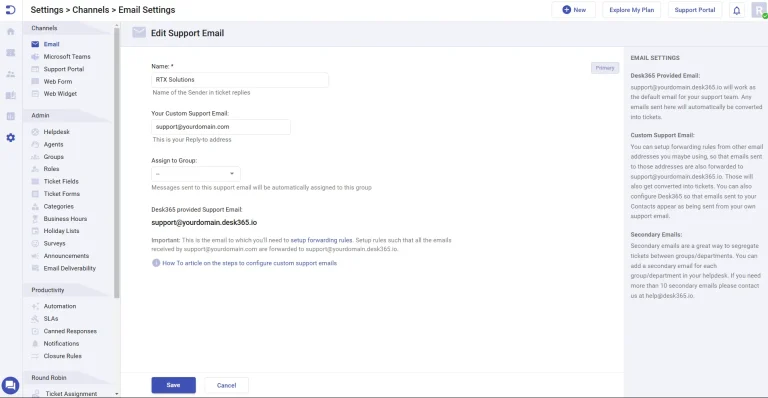 setting-up-forwarding-rule-in-desk365