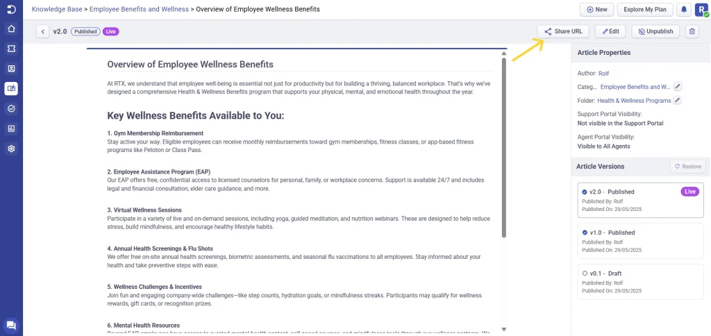 share-knowledge-base-article-url