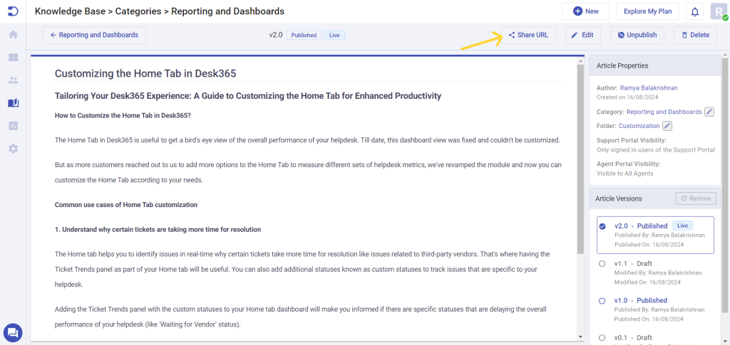 sharing-knowledge-base-article-url-desk365