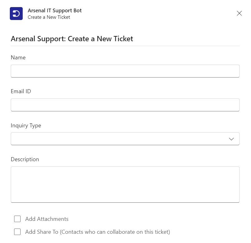 support-bot-ticket-form-desk365