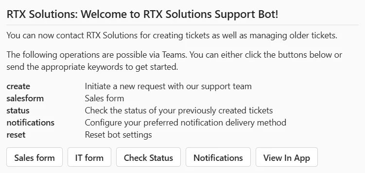 support-bot-welcome-message-desk365