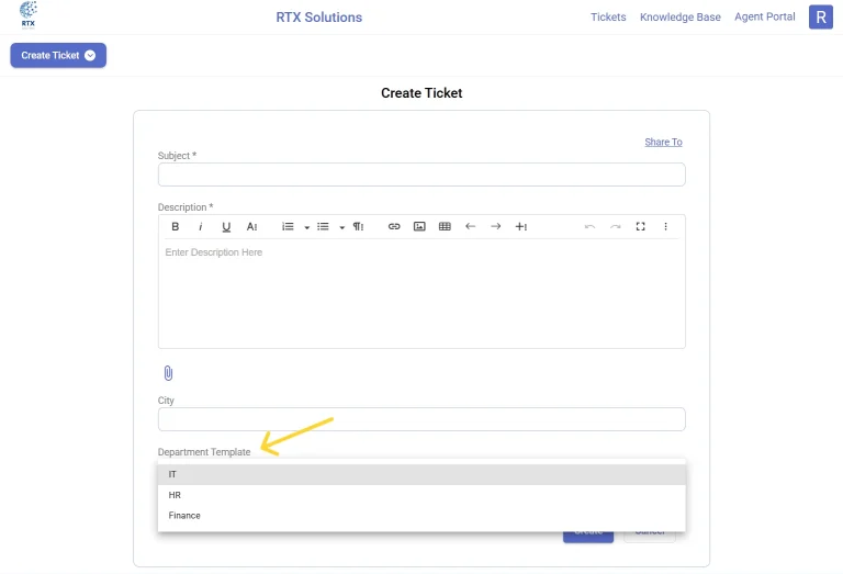 using-the-dropdown-with-sections-in-desk365-ticket-form
