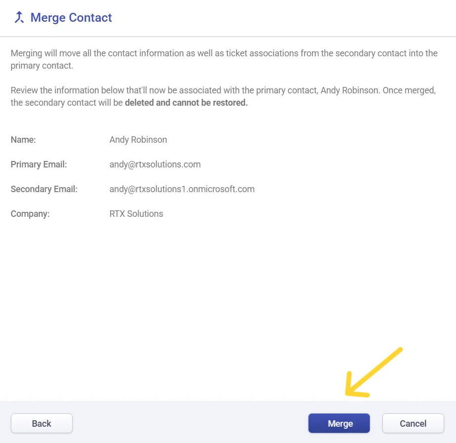 verify-and-merge-contact-desk365