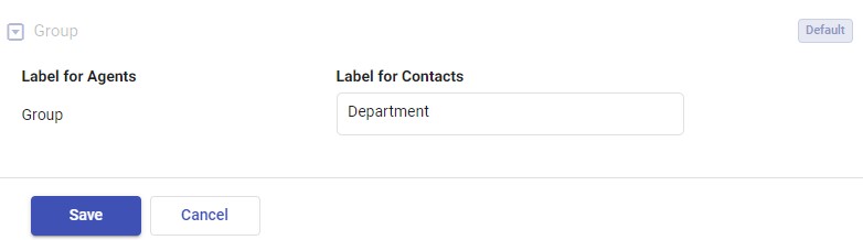 changing group name to department for contacts