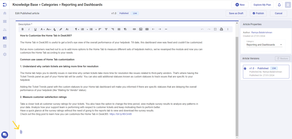 desk365-adding-attachments-in-help-center-articles