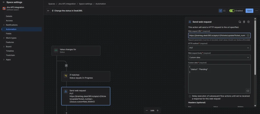 Automation rule 3 - step 7