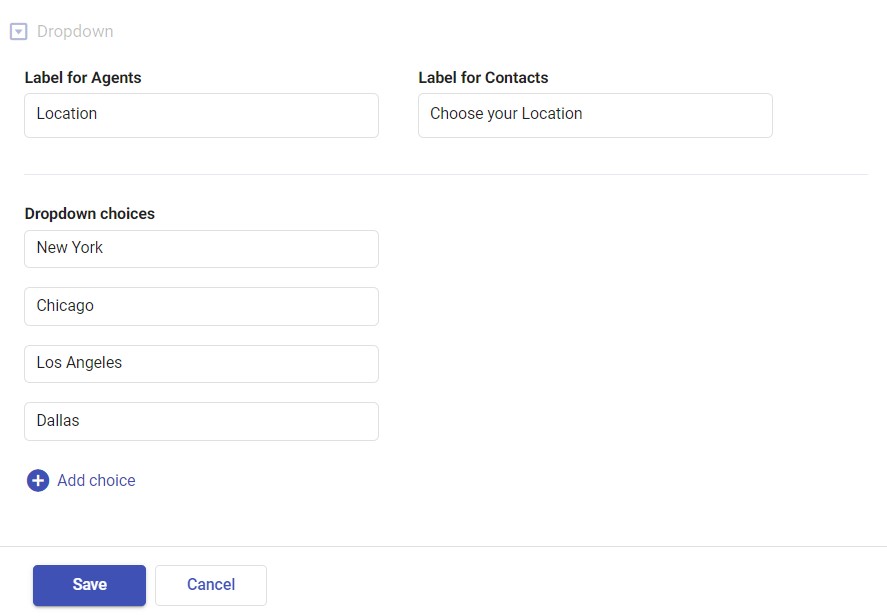 creating location custom field in Desk365