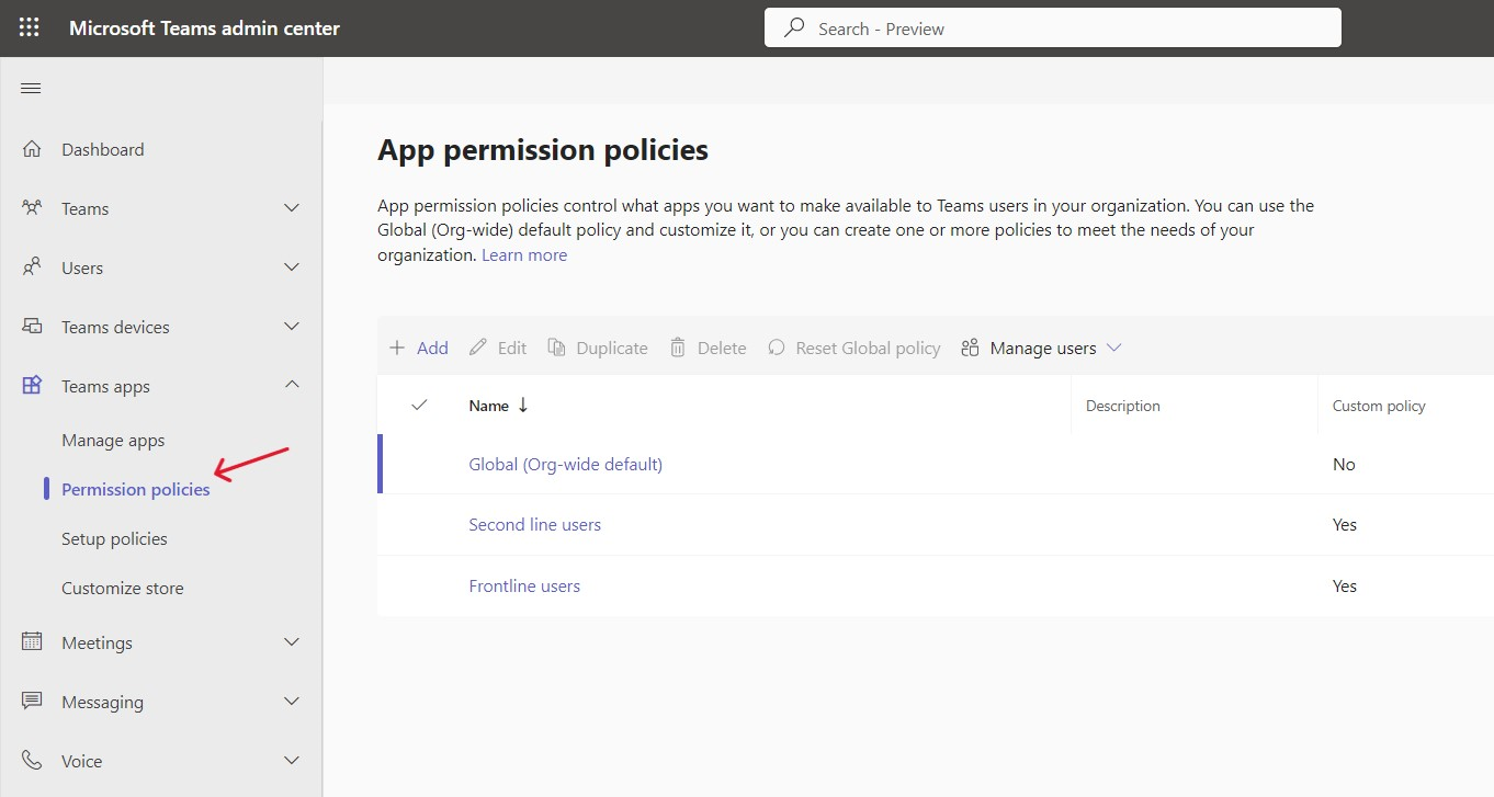 'Application cannot be found' message in Teams Bots | Desk365