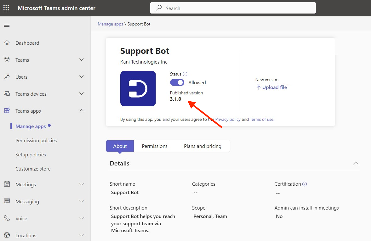 Updating to a newer version of Support Bot - HelpDesk