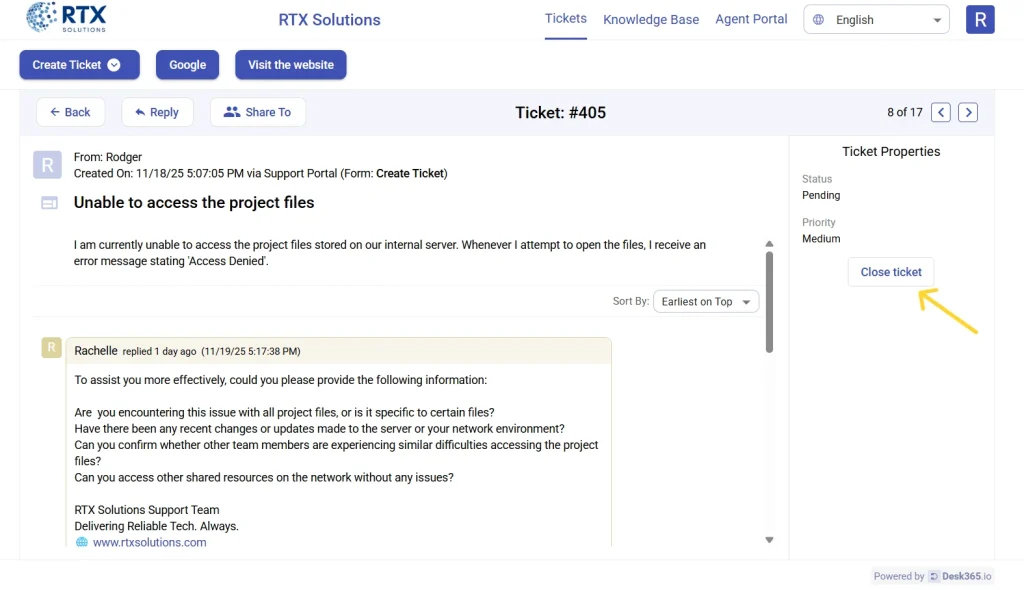 closing-a-ticket-desk365-support-portal