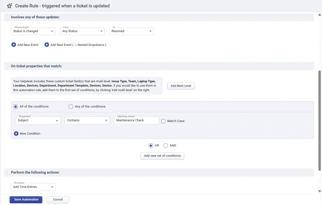 time-entry-automation-rule-desk365-helpdesk